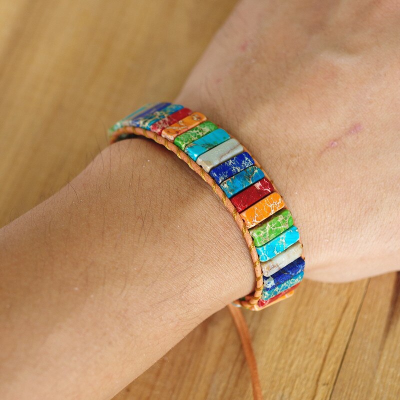 Natural Stone Handmade Chakra Bracelet - Concordia Style Boutique