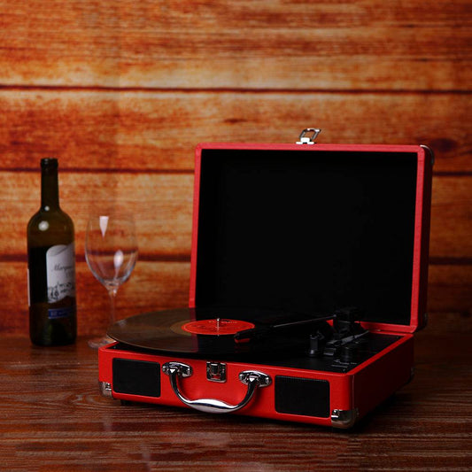Vintage Portable Phonograph Turntable - Concordia Style Boutique