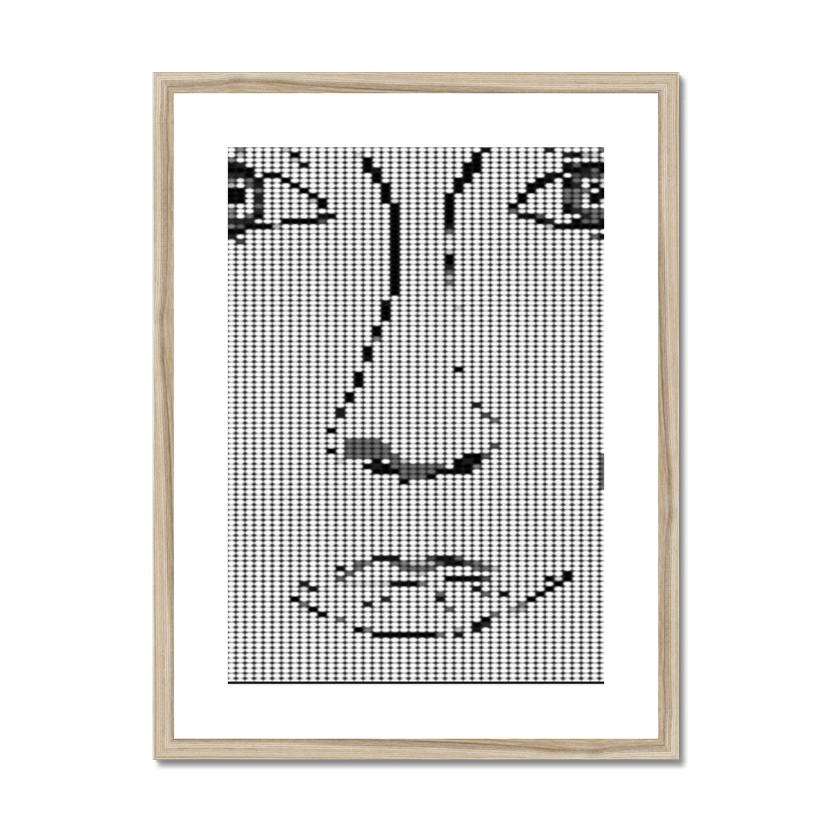 Digital Woman Framed & Mounted Print