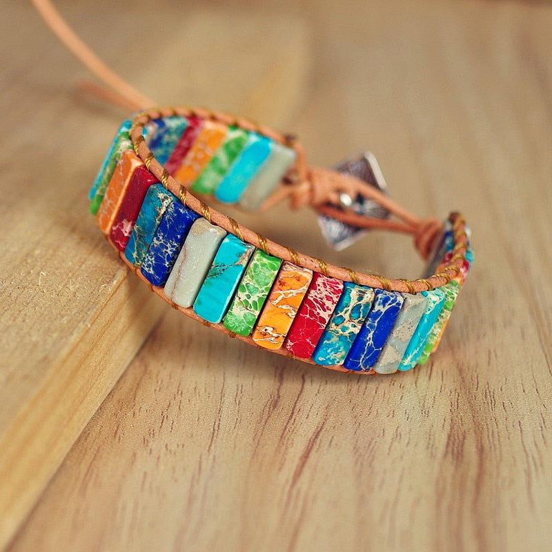 Natural Stone Handmade Chakra Bracelet - Concordia Style Boutique