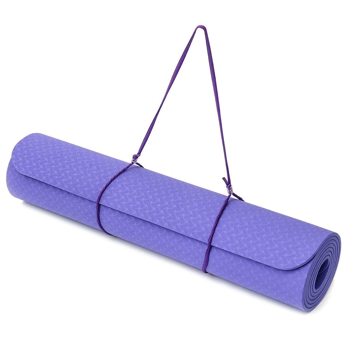 Thickened Two-Color TPE Yoga Mat Anti-Slip Environmentally Friendly Tasteless Fitness Yoga Exercise Mat - Concordia Style Boutique