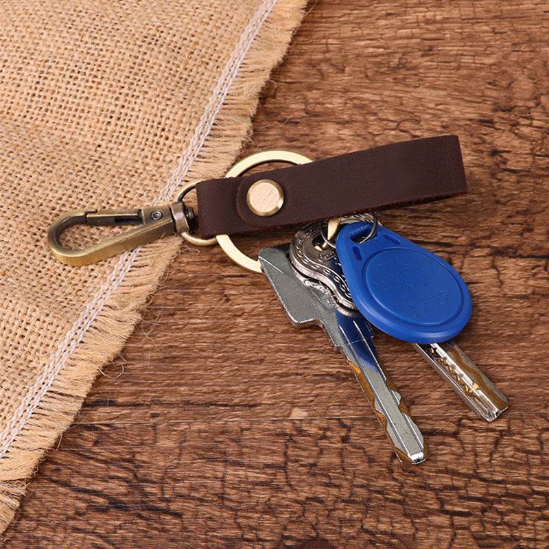 Handmade Cowhide Keychain - Concordia Style Boutique