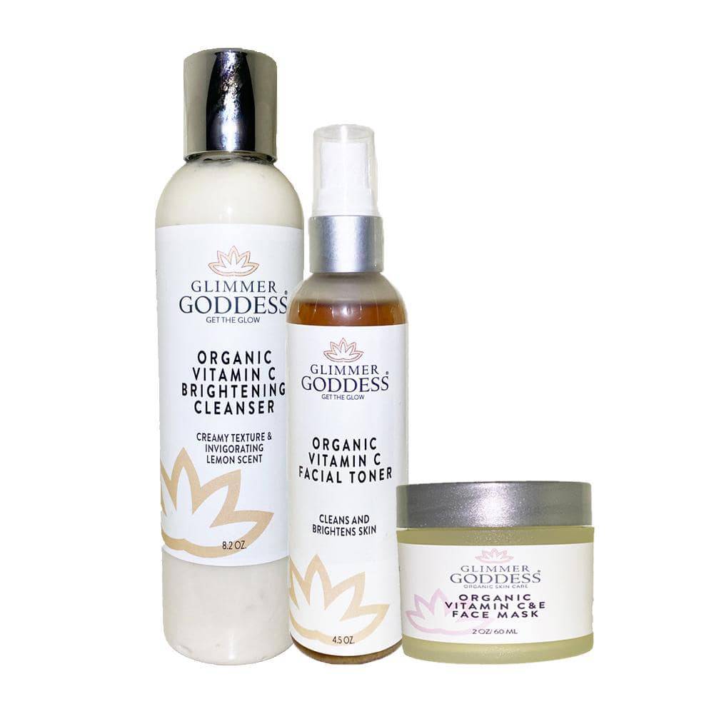 Vitamin C Brighter Skin Organic Skin Care 3 Step Cleansing Kit - Concordia Style Boutique
