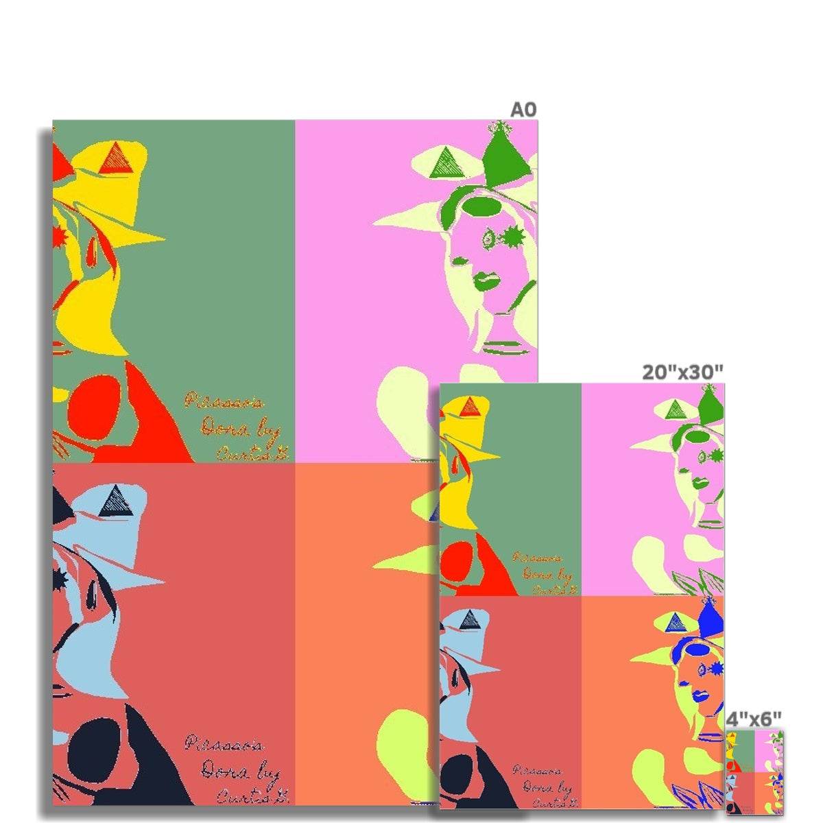 Woman Goes Pop! Rolled Canvas - Concordia Style Boutique