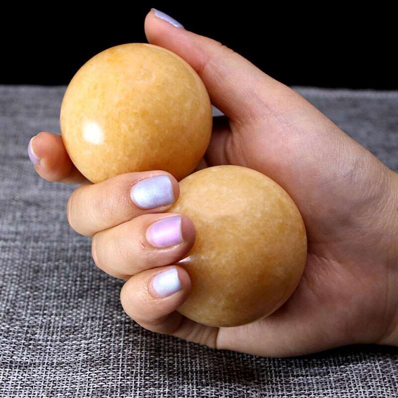 50mm Natural Jade Baoding Balls - Concordia Style Boutique