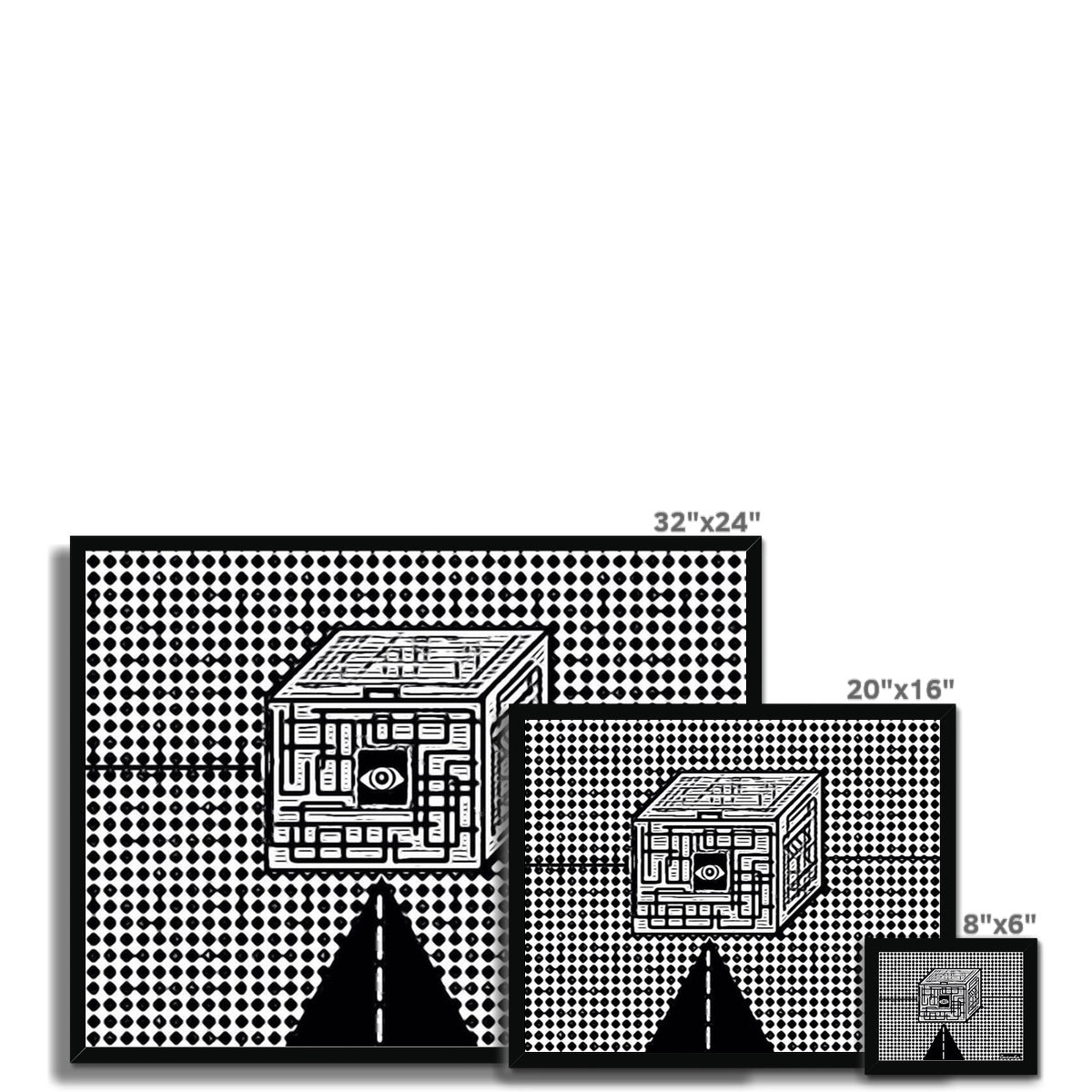 The Cube Budget Framed Poster - Premium Fine art from Prodigi - Just $16.64! Shop now at Concordia Style Boutique