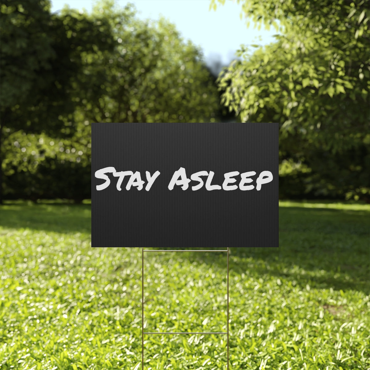 Plastic Yard Sign - Premium Home Decor from Concordia Style Boutique - Just $18.22! Shop now at Concordia Style Boutique