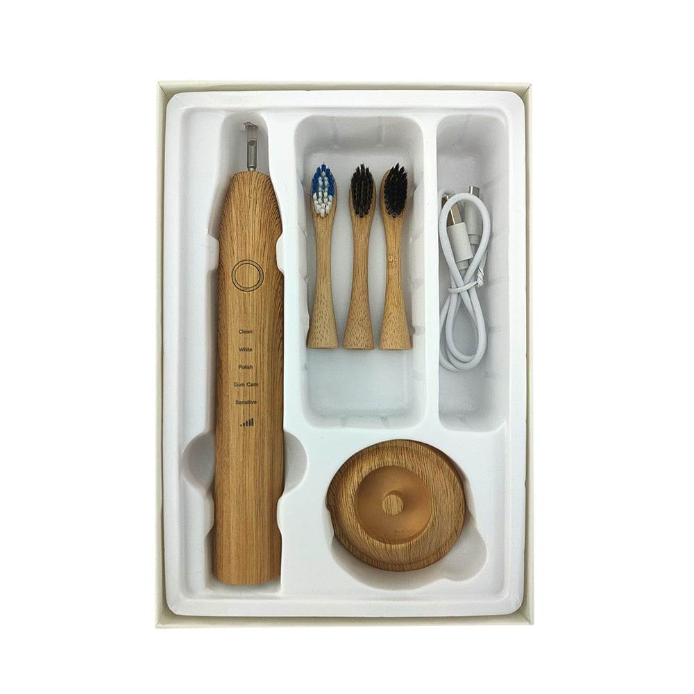 Bamboo Electric Toothbrushes - Concordia Style Boutique