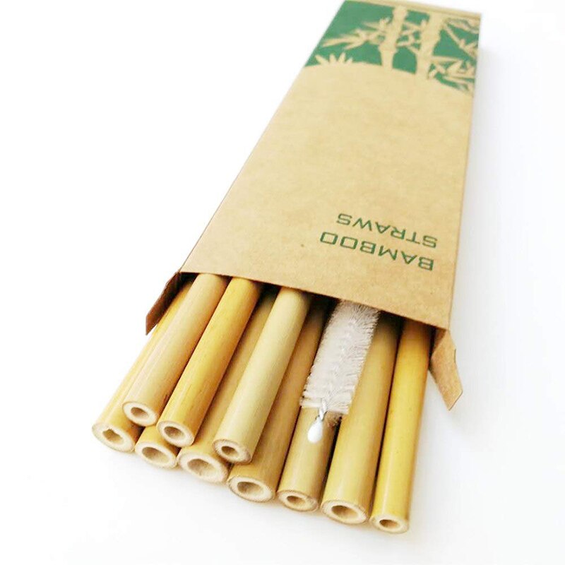 Natural organic bamboo straw - Concordia Style Boutique