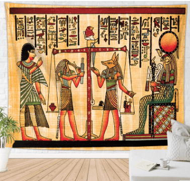 Transform Your Space with an Abstract Egypt-Style Tapestry – A Stunning Blend of Art & Culture! - Concordia Style Boutique