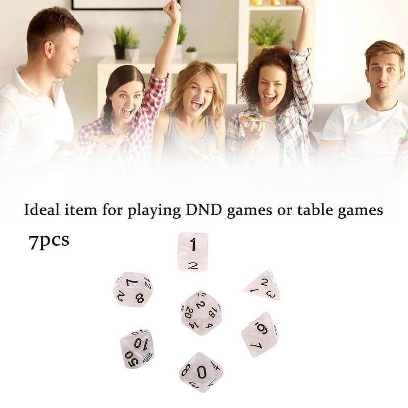Fluorescent RPG Dice Set - Concordia Style Boutique