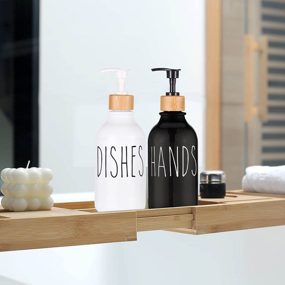 Dish Soap Bottle with Bamboo Pump - Concordia Style Boutique