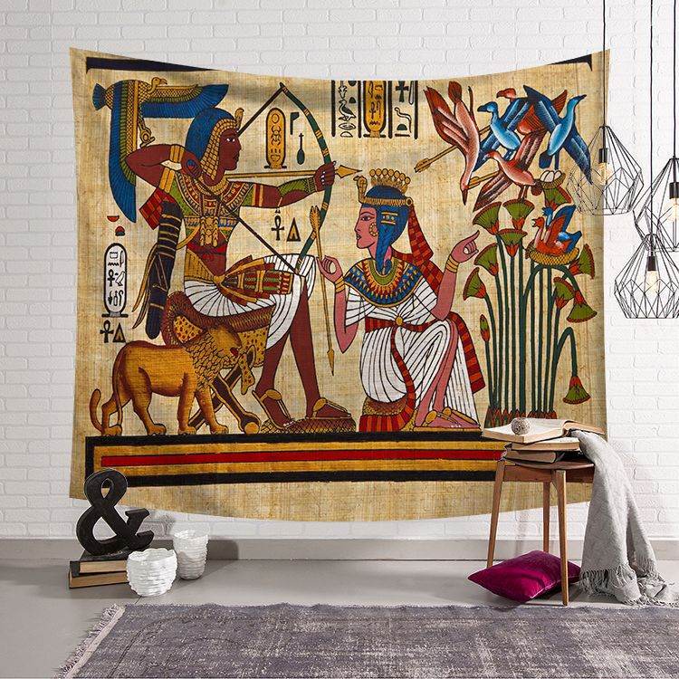 Transform Your Space with an Abstract Egypt-Style Tapestry – A Stunning Blend of Art & Culture! - Concordia Style Boutique