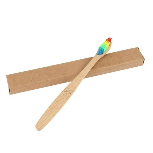 Eco-Friendly Natural Bamboo Charcoal Toothbrush Soft Bristle Wooden Handle Adult Teeth Clean Travel Tooth Brush - Concordia Style Boutique