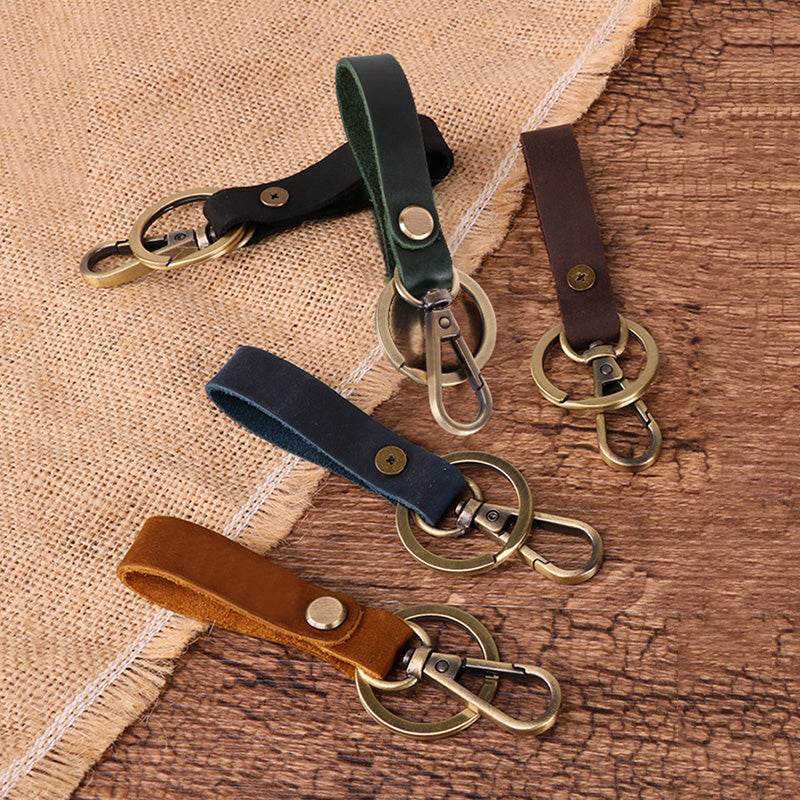Handmade Cowhide Keychain - Concordia Style Boutique