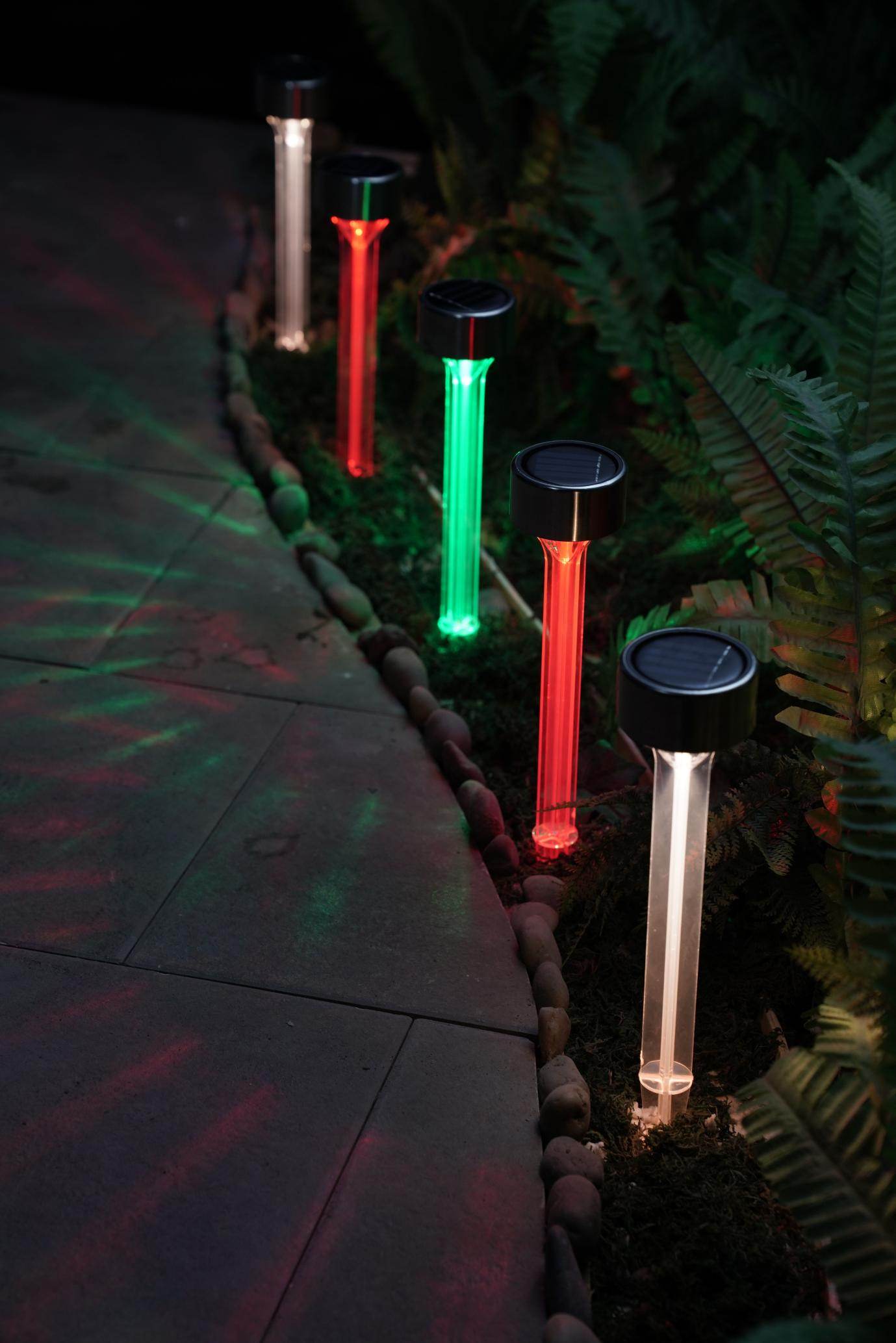 Solar Landscape Lights - Transparent Decorative Waterproof - 10 Pack Solar Powered Pathway Lights - Concordia Style Boutique