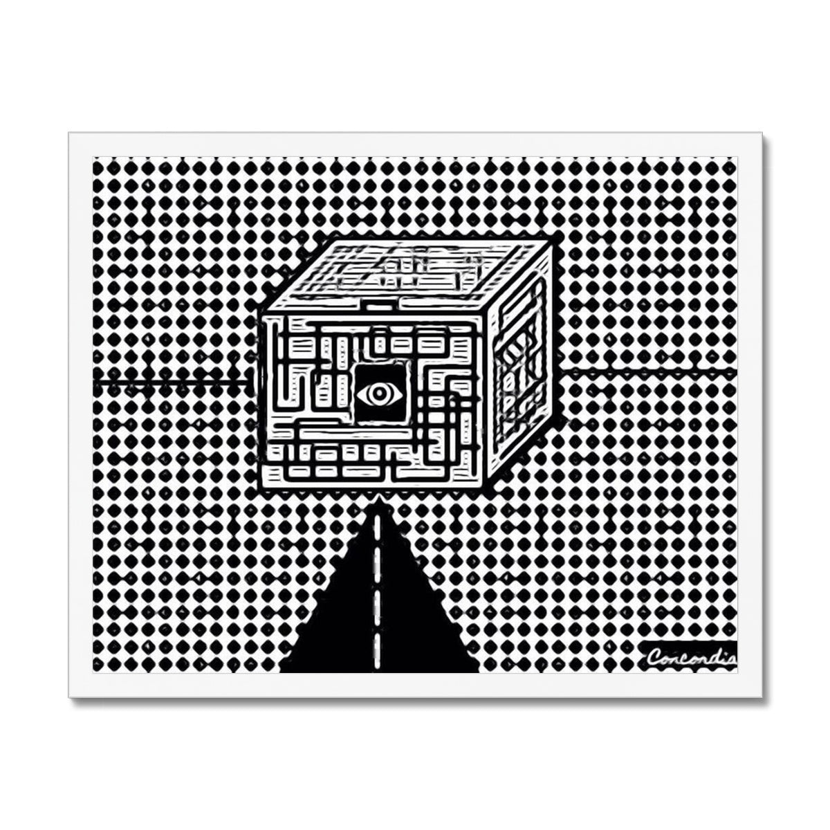 The Cube Budget Framed Poster
