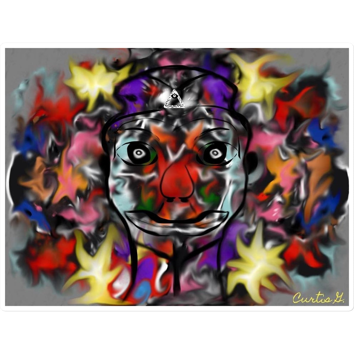 Tears of a Clown Sticker - Premium Stickers from Prodigi - Just $1.33! Shop now at Concordia Style Boutique