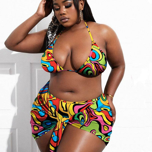 3 Piece Plus Size Swimsuit Set - Concordia Style Boutique