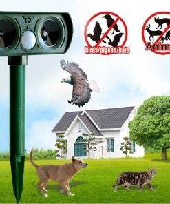 Ultrasonic Solar Animal Repellent - Eco-Friendly Pest Repellent - Concordia Style Boutique