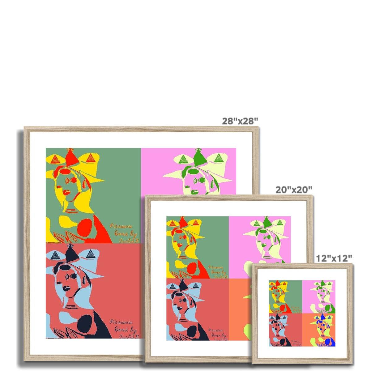 Woman Goes Pop! Framed & Mounted Print - Concordia Style Boutique