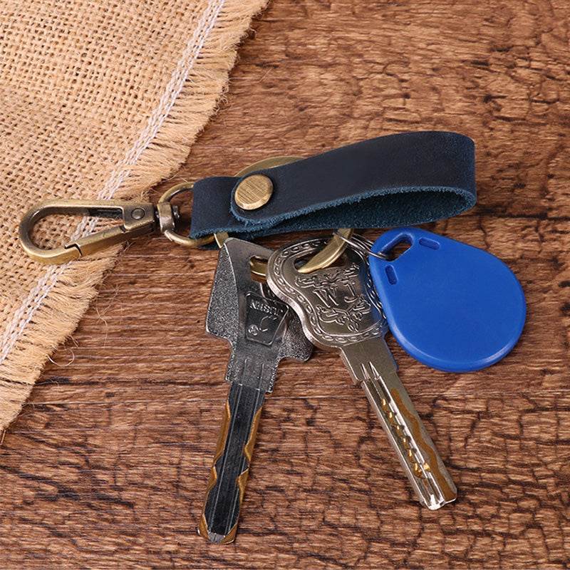 Handmade Cowhide Keychain - Concordia Style Boutique