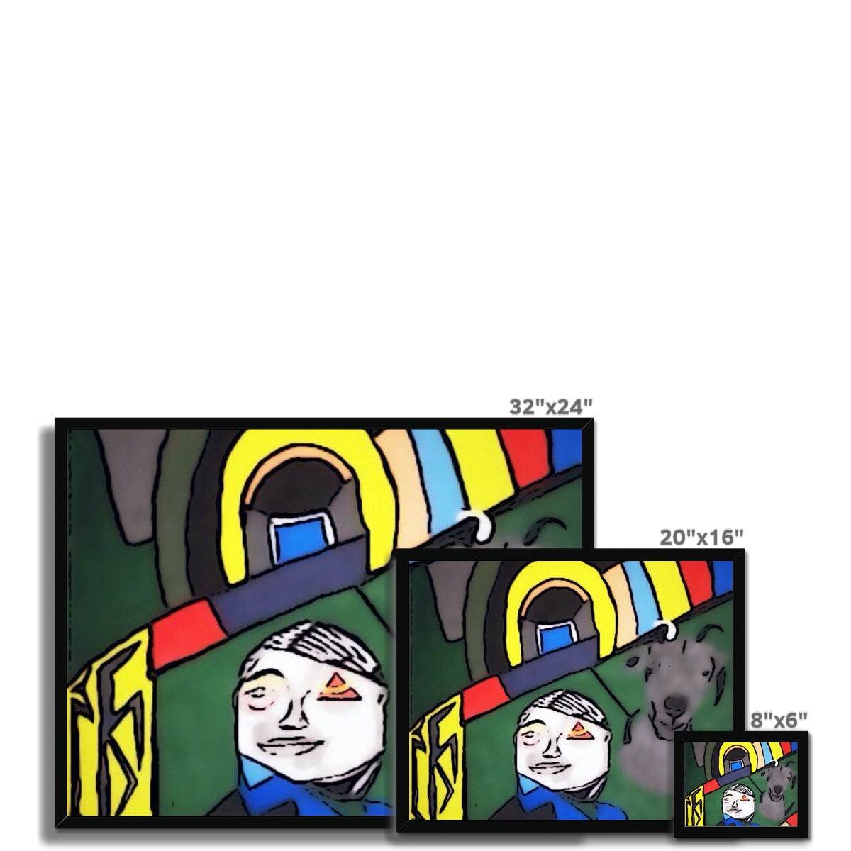 G.O.A.T. Budget Framed Poster - Concordia Style Boutique