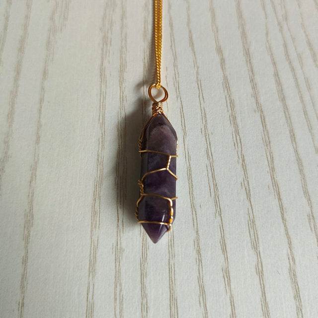 Natural Stone Pendant Necklace - Concordia Style Boutique
