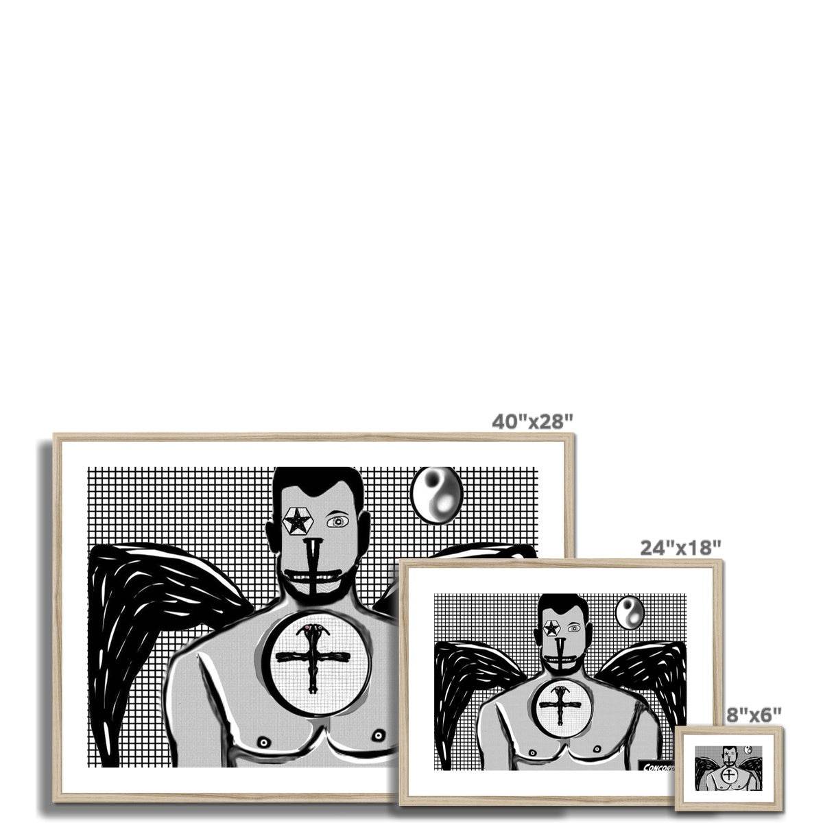 He is Balanced - Framed & Mounted Print - Concordia Style Boutique