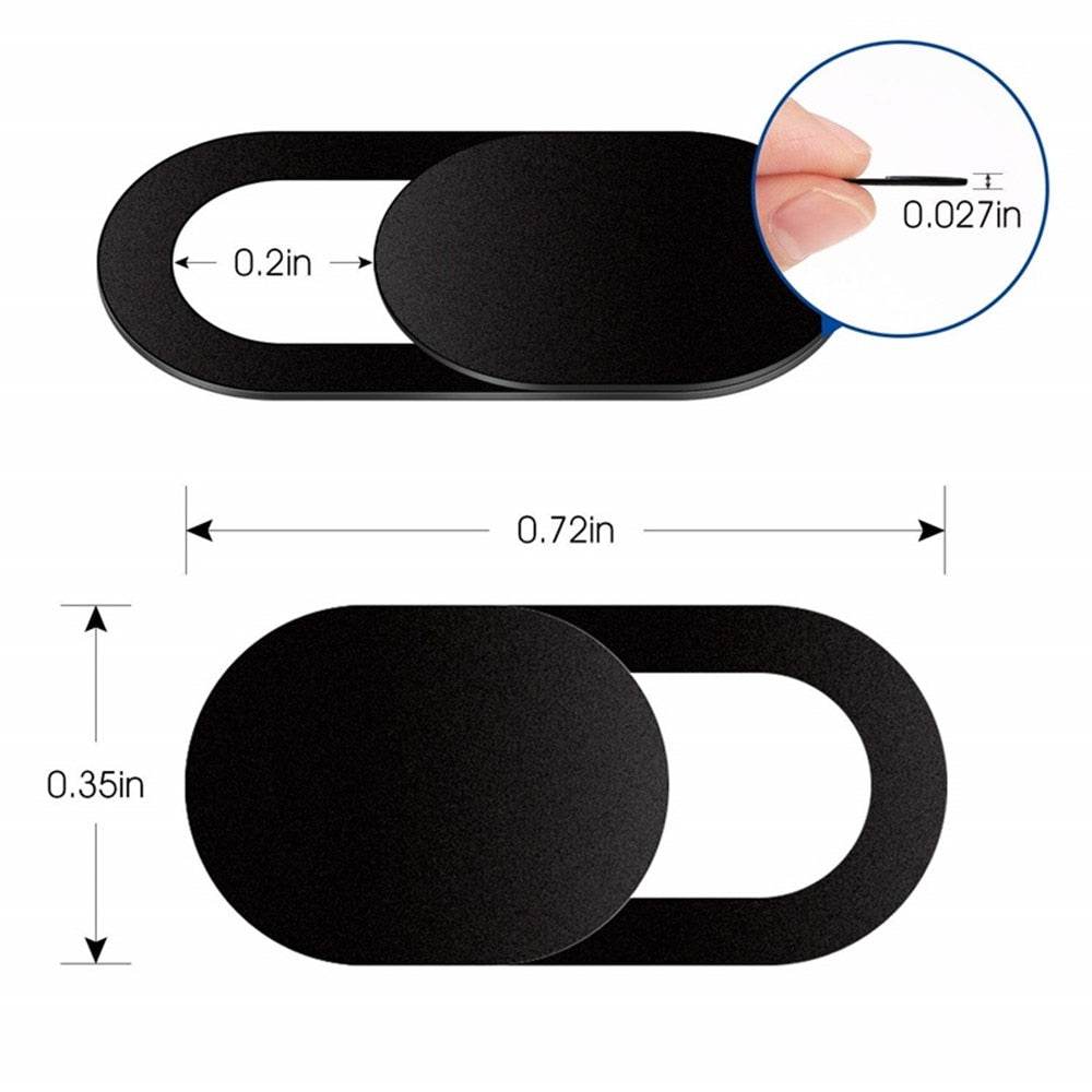 WebCam Cover Shutter Magnet Slider Universal Antispy Camera Cover For Web Laptop iPad PC Macbook Tablet lenses Privacy Sticker - Concordia Style Boutique
