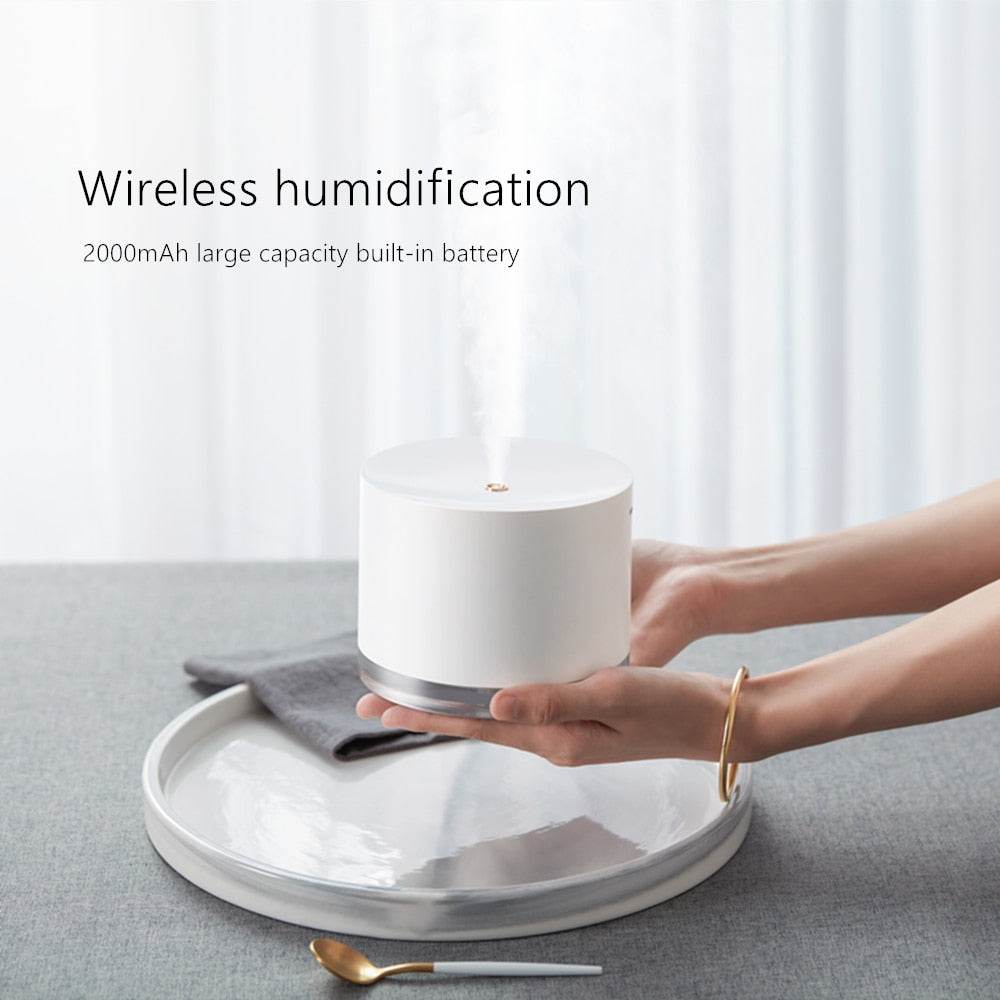 780ml Wireless Air Humidifier Aromatherapy Diffuser 2000mAh Battery - Concordia Style Boutique