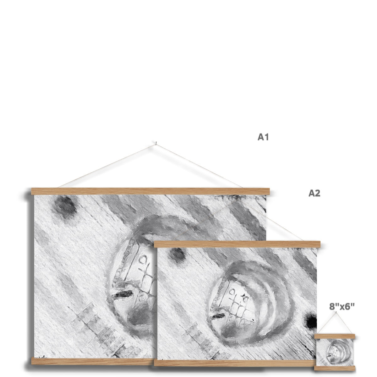 Head Fine Art Print with Hanger