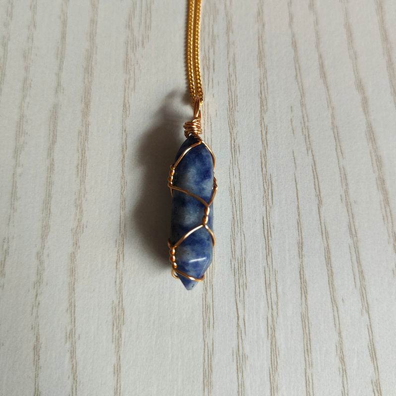 Natural Stone Pendant Necklace - Concordia Style Boutique