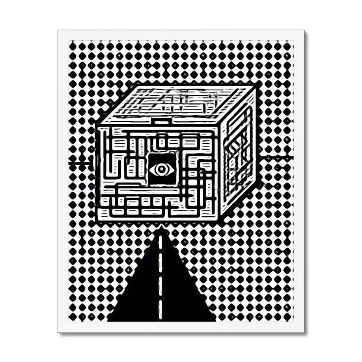 The Cube Budget Framed Poster