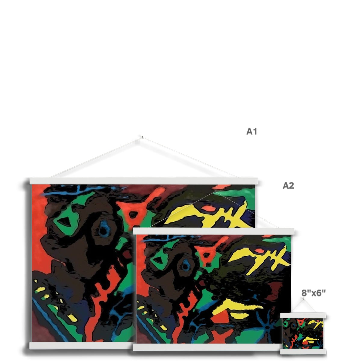 Drunk Fine Art Print with Hanger