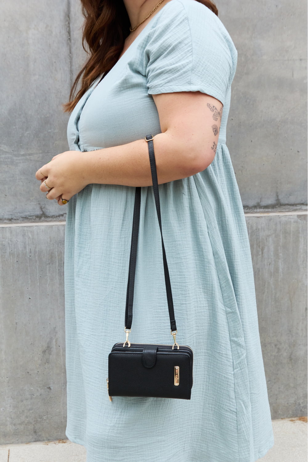 Nicole Lee - Shipped from USA - Two-Piece Crossbody Phone Case Wallet - Premium from Trendsi - Just $28.90! Shop now at Concordia Style Boutique