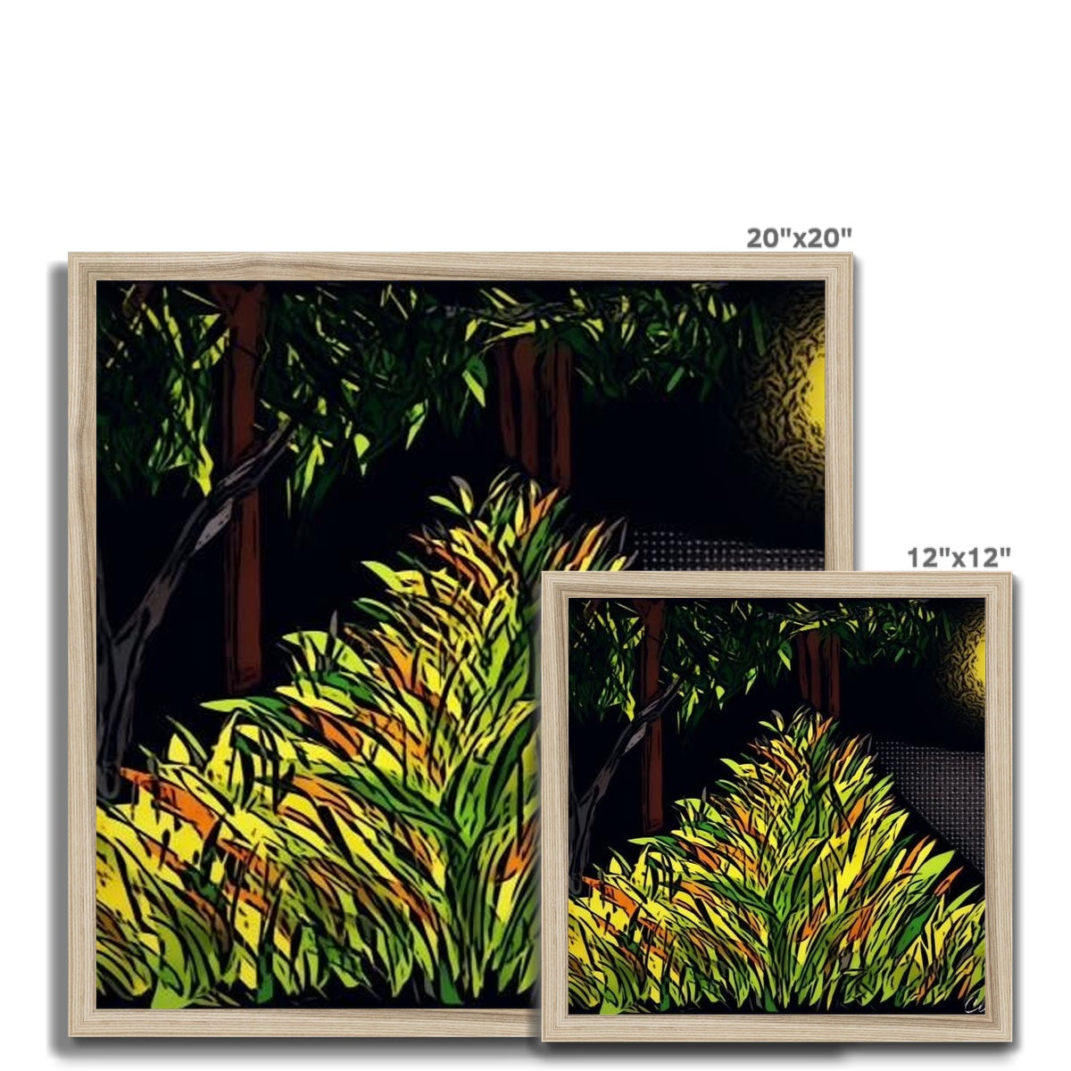The Garden Budget Framed Poster