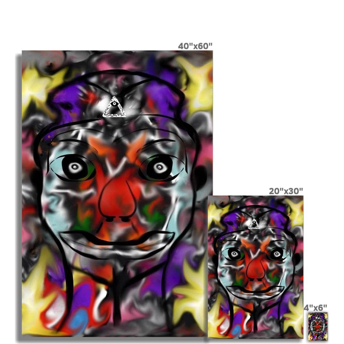 Tears of a Clown Fine Art Print - Concordia Style Boutique