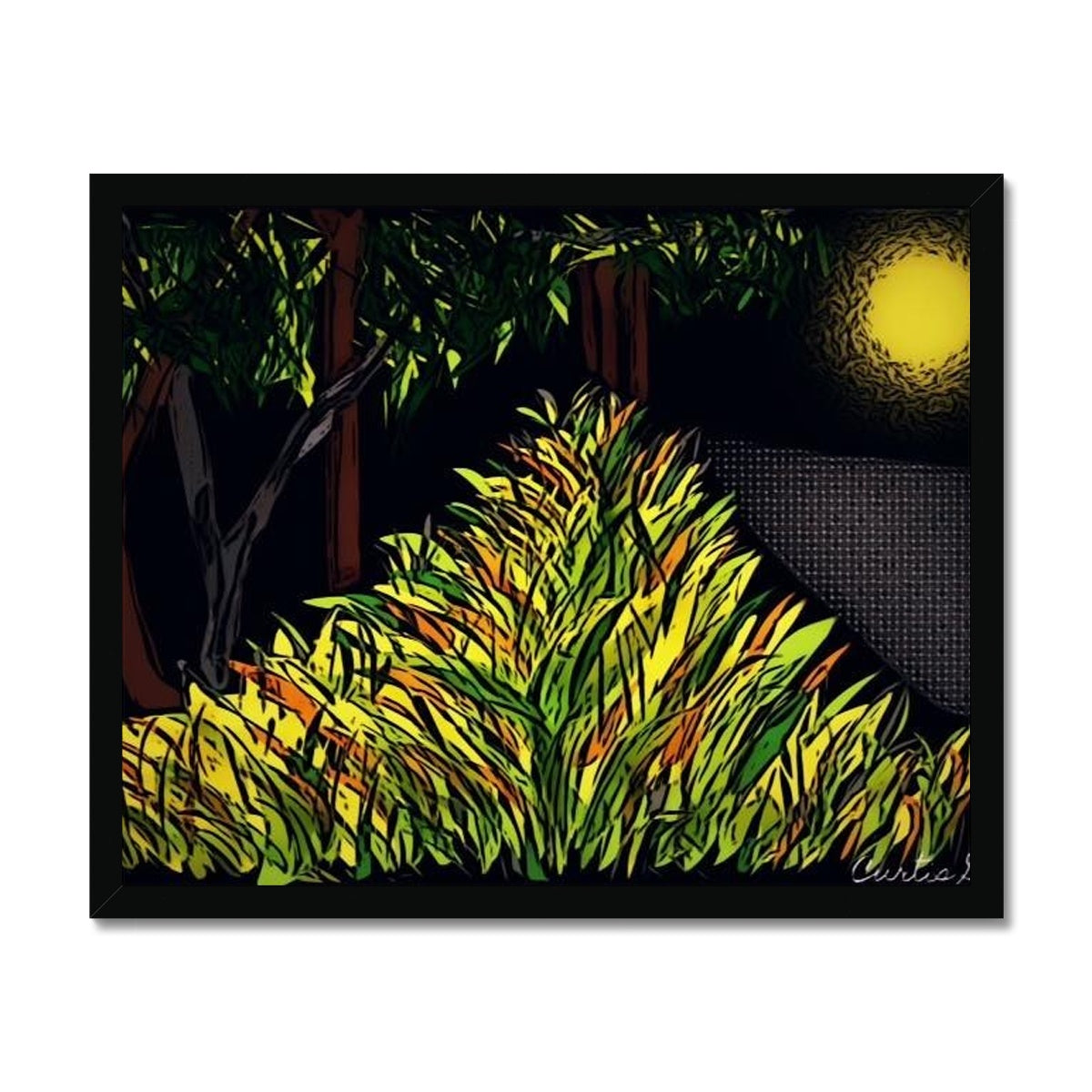 The Garden Budget Framed Poster
