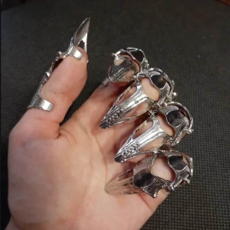 Metal Full Finger Claw Rings - Concordia Style Boutique