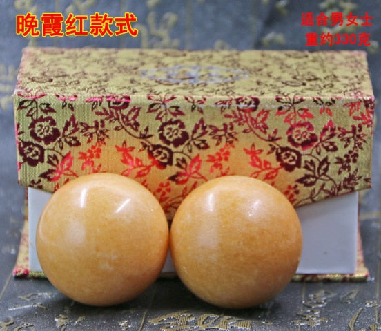 50mm Natural Jade Baoding Balls - Concordia Style Boutique