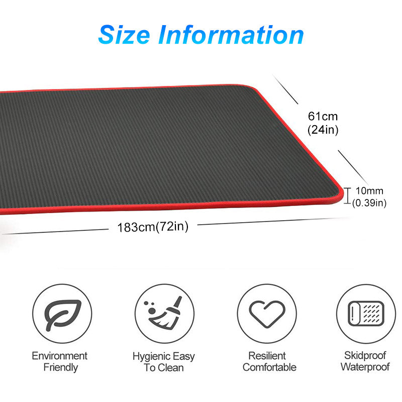 10mm Yoga Mat Extra Thick 1830*610mm NRB Non-slip Pillow Mat For Men Women Fitness Tasteless Gym Exercise Pads Pilates Yoga Mat - Premium from Concordia Style Boutique - Just $61.64! Shop now at Concordia Style Boutique