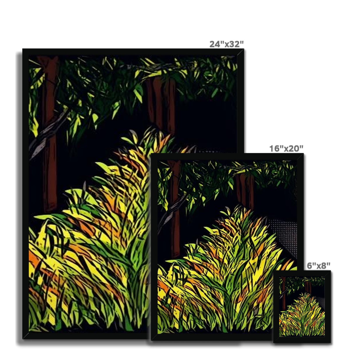The Garden Budget Framed Poster
