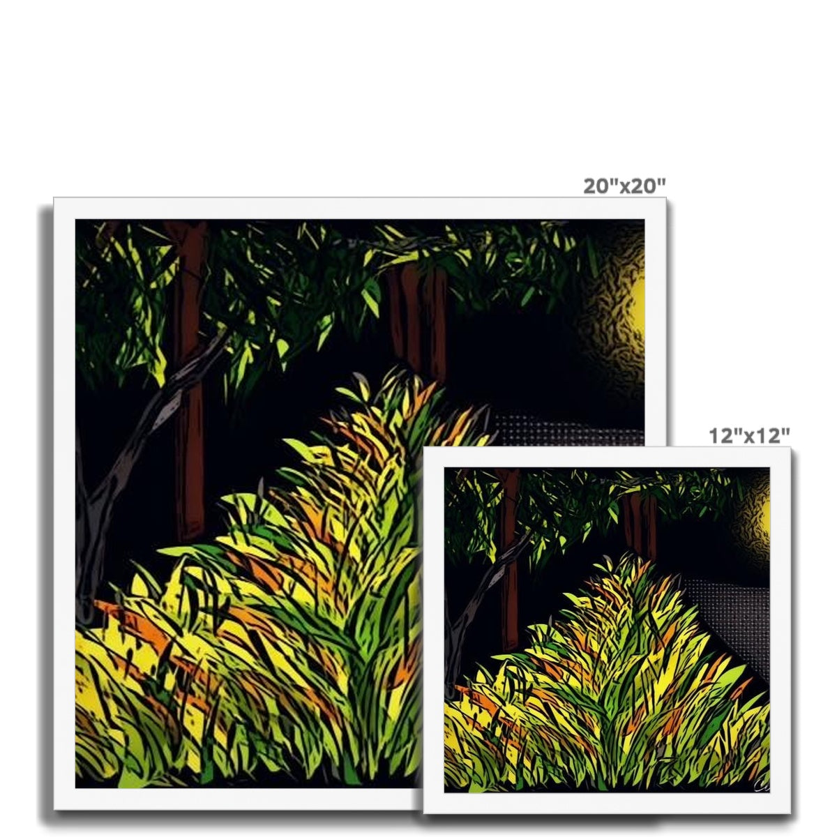 The Garden Budget Framed Poster