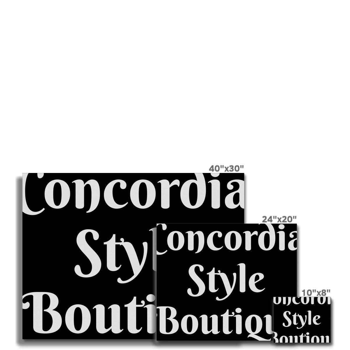 Concordia Style Boutique Canvas - Concordia Style Boutique