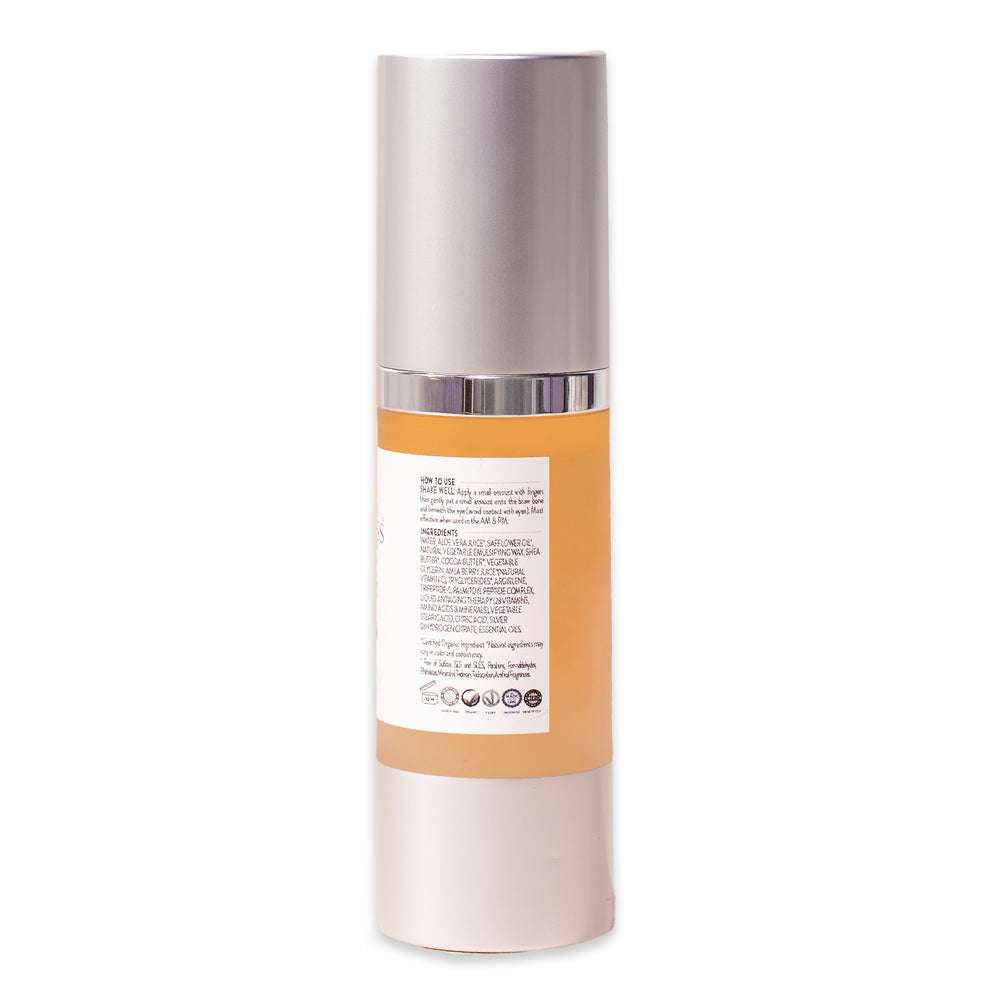 Organic Vitamin C Peptide Eye Serum - Diminish Dark Circles - Concordia Style Boutique