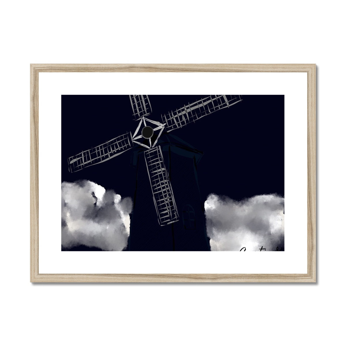 The Windmill Framed & Mounted Print