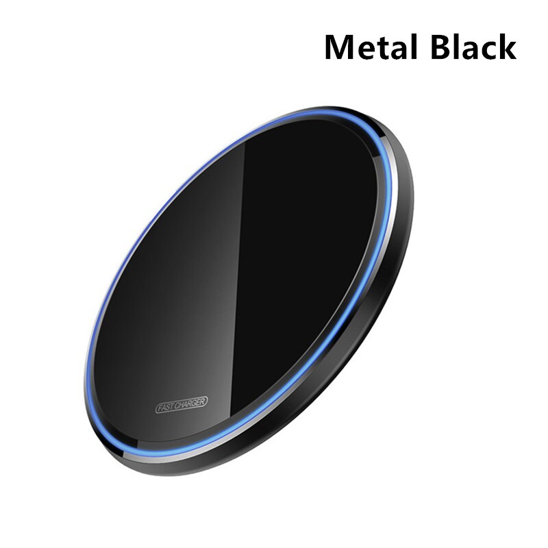 ROCK Metal 15W 10W Wireless Charger Mirror Fast Charging for iPhone 8 X XR XS Max Samsung S10 S9 Desktop Wireless Charger Pad - Premium from Concordia Style Boutique - Just $19.19! Shop now at Concordia Style Boutique