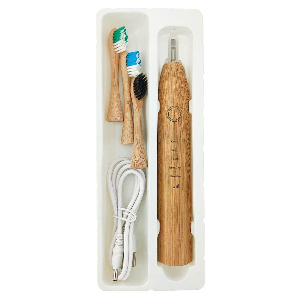 Bamboo Electric Toothbrushes - Concordia Style Boutique