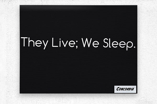 They Live; We Sleep - Art By Concordia - Concordia Style Boutique